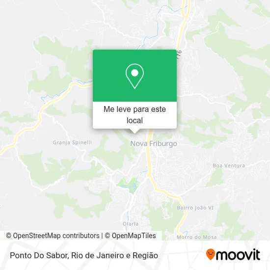 Ponto Do Sabor mapa