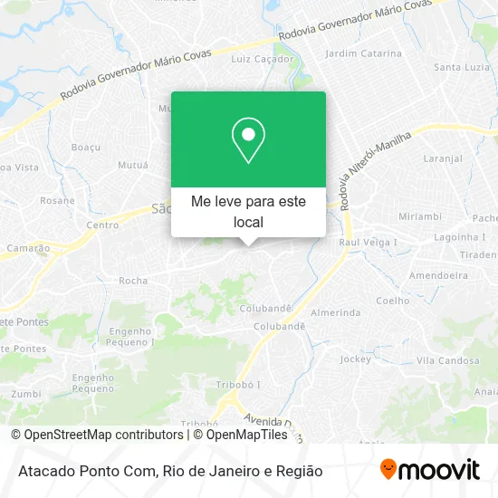 Atacado Ponto Com mapa