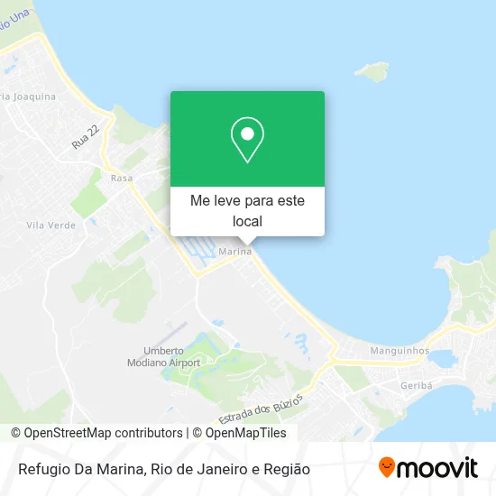 Refugio Da Marina mapa