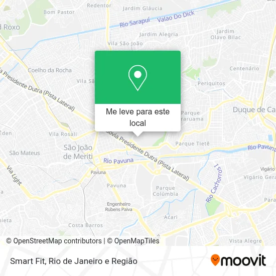 Smart Fit mapa