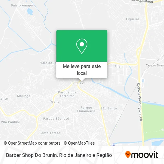 Barber Shop Do Brunin mapa