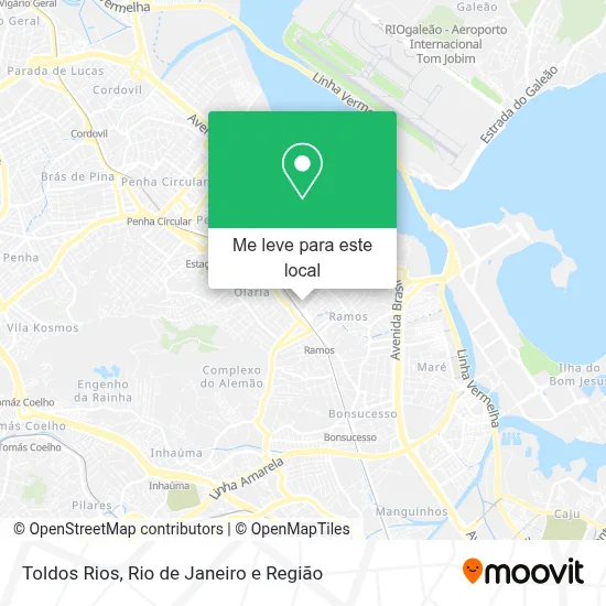 Toldos Rios mapa
