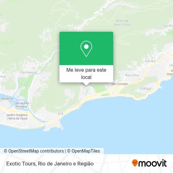 Exotic Tours mapa
