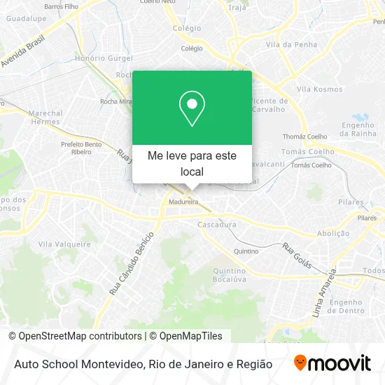 Auto School Montevideo mapa