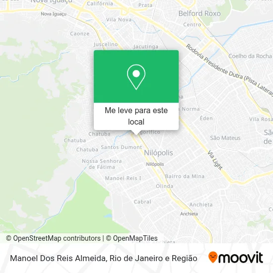 Manoel Dos Reis Almeida mapa