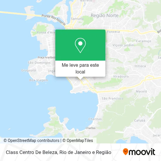 Class Centro De Beleza mapa