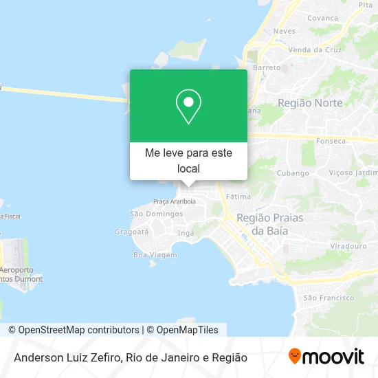 Anderson Luiz Zefiro mapa
