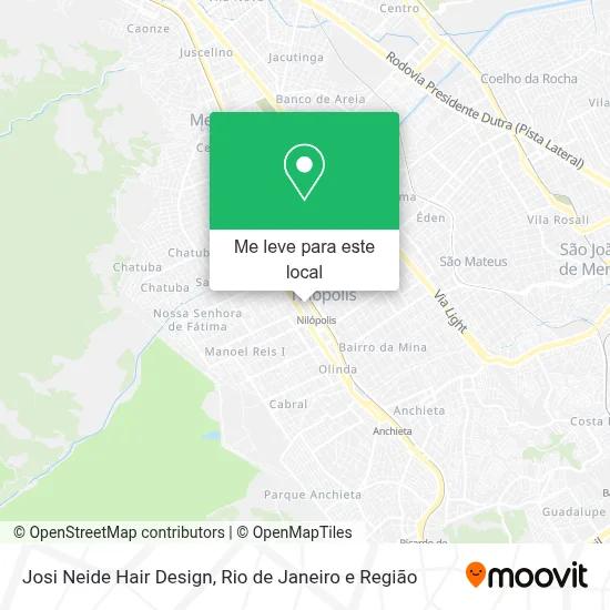 Josi Neide Hair Design mapa