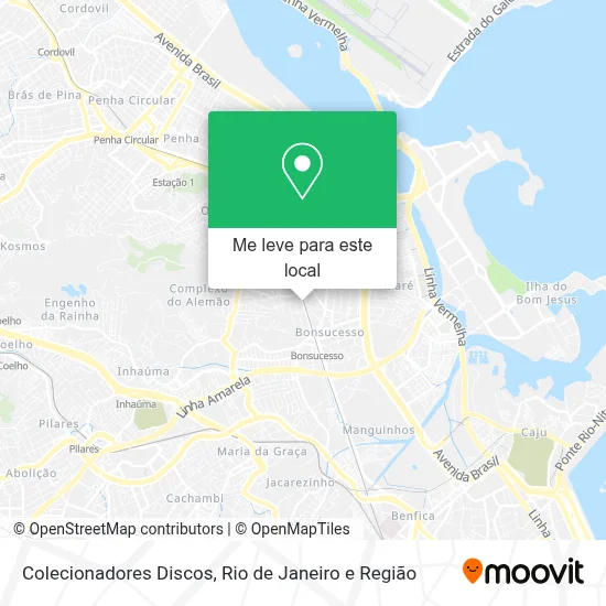 Colecionadores Discos mapa