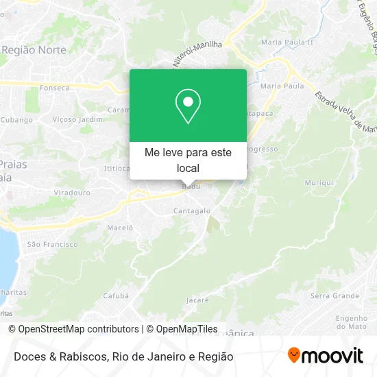 Doces & Rabiscos mapa