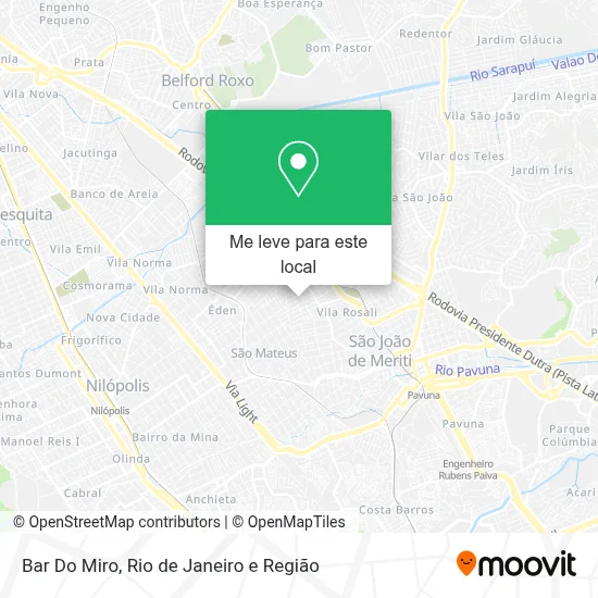 Bar Do Miro mapa