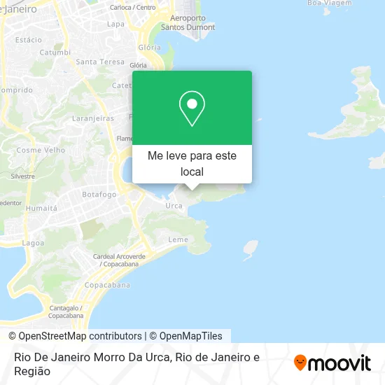 Rio De Janeiro Morro Da Urca mapa