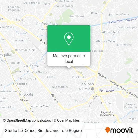 Studio Le'Dance mapa