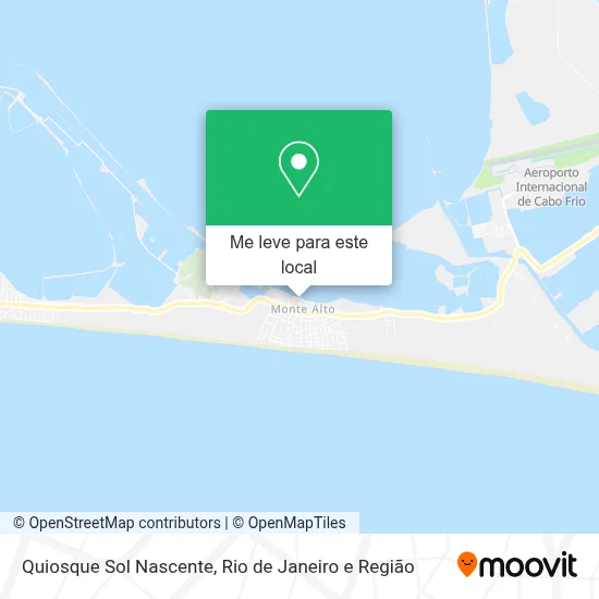 Quiosque Sol Nascente mapa