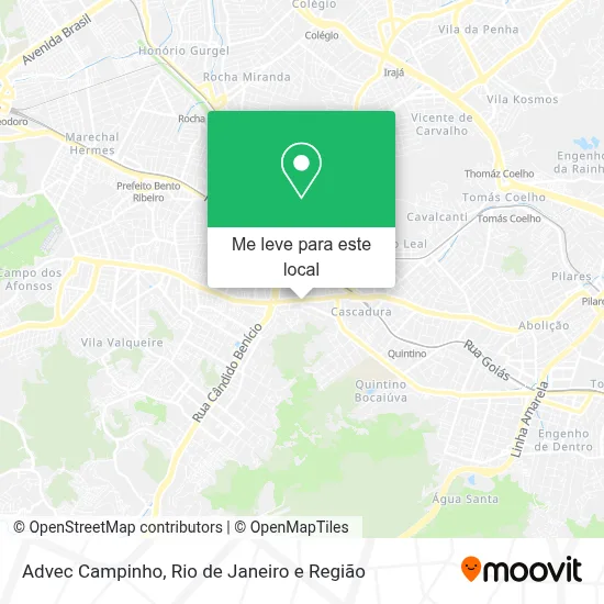 Advec Campinho mapa