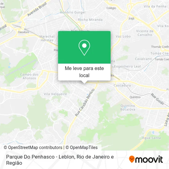 Parque Do Penhasco - Leblon mapa