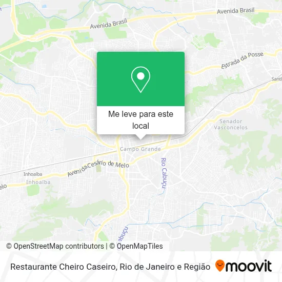 Restaurante Cheiro Caseiro mapa