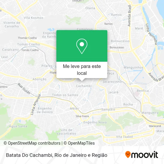 Batata Do Cachambi mapa
