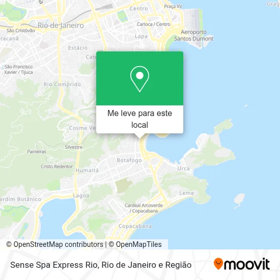 Sense Spa Express Rio mapa
