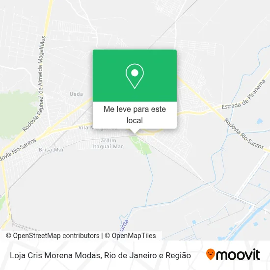 Loja Cris Morena Modas mapa