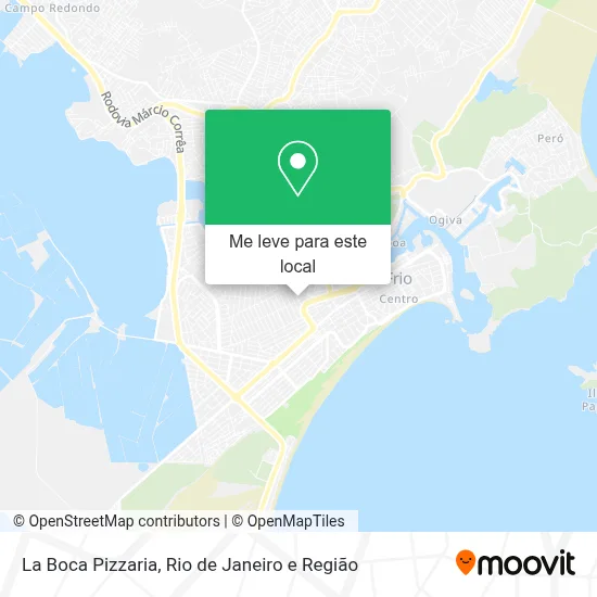La Boca Pizzaria mapa