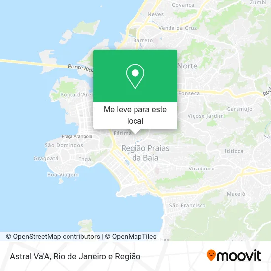 Astral Va'A mapa