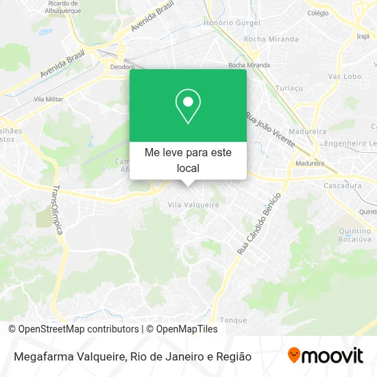 Megafarma Valqueire mapa
