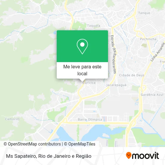 Ms Sapateiro mapa