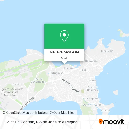 Point Da Costela mapa