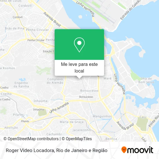 Roger Video Locadora mapa