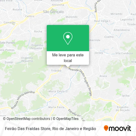 Feirão Das Fraldas Store mapa