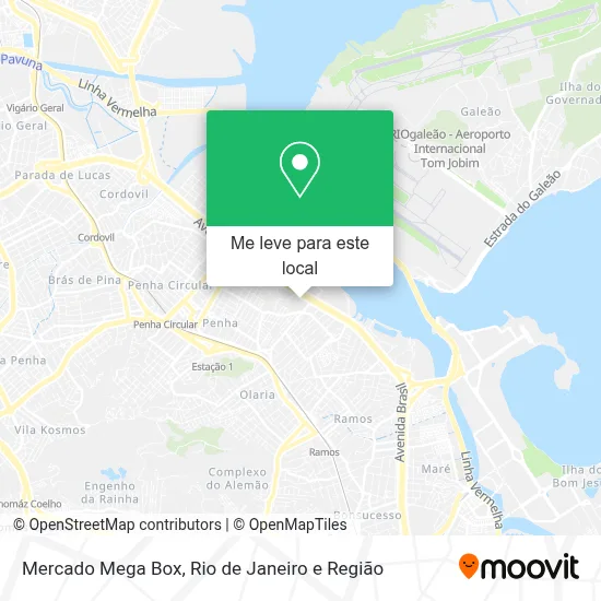 Mercado Mega Box mapa