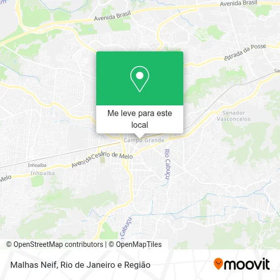 Malhas Neif mapa