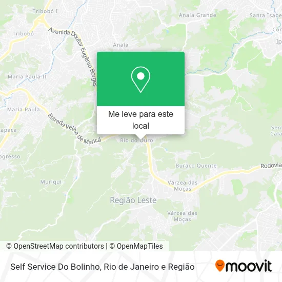 Self Service Do Bolinho mapa