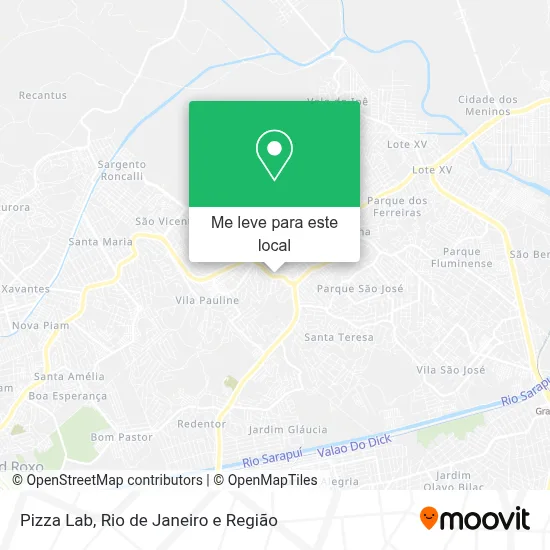Pizza Lab mapa