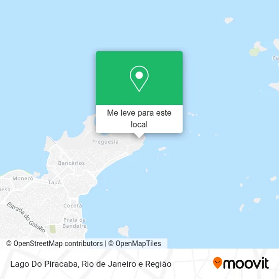 Lago Do Piracaba mapa