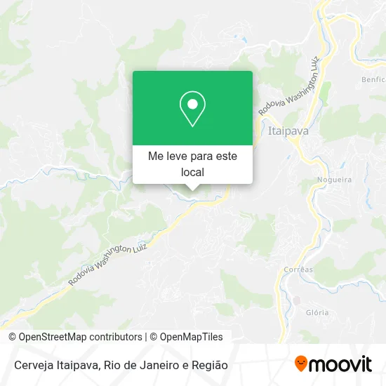 Cerveja Itaipava mapa