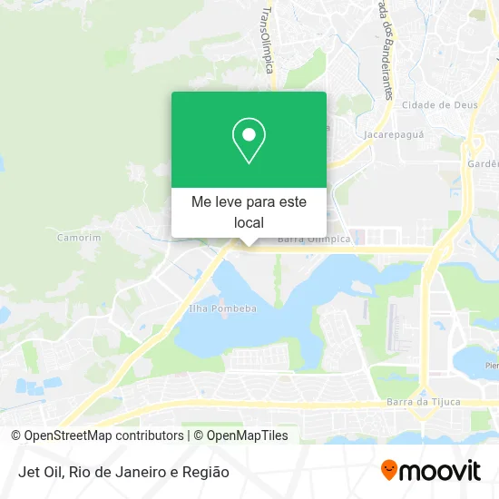 Jet Oil mapa