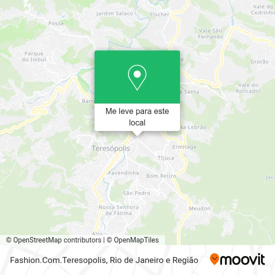 Fashion.Com.Teresopolis mapa