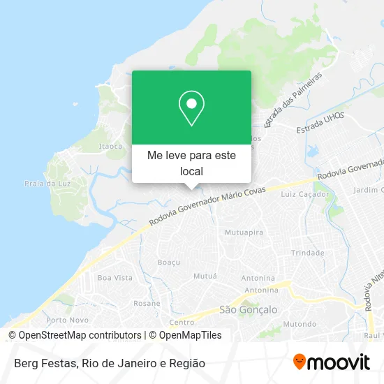 Berg Festas mapa