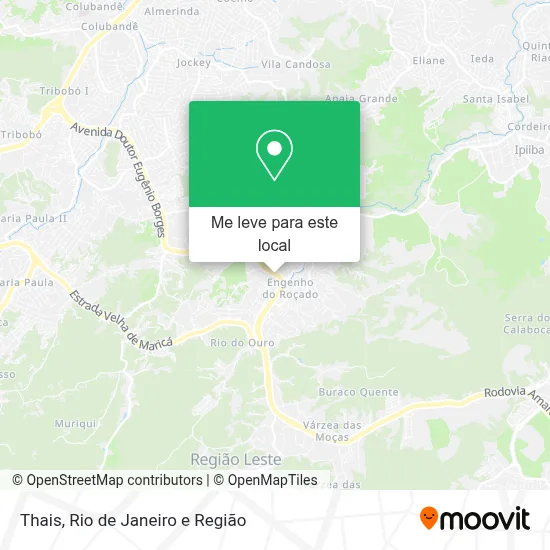Thais mapa