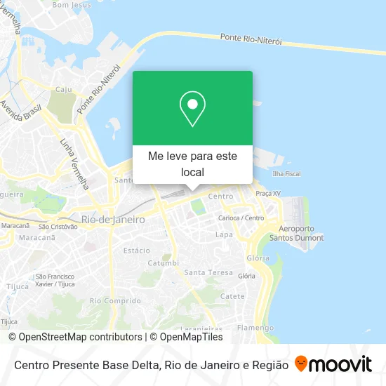 Centro Presente Base Delta mapa