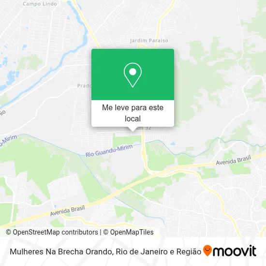 Mulheres Na Brecha Orando mapa