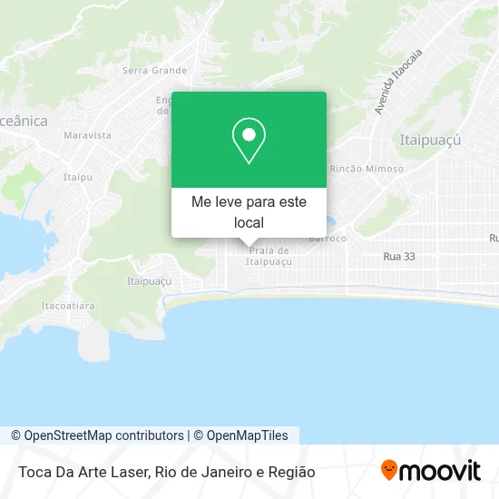 Toca Da Arte Laser mapa
