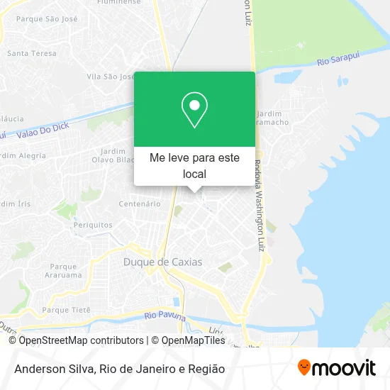 Anderson Silva mapa