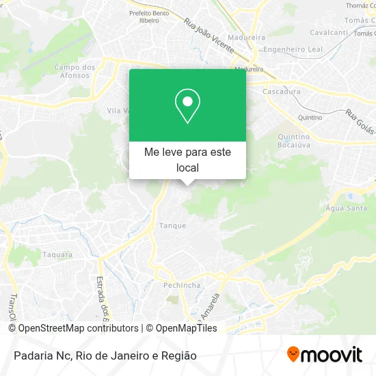 Padaria Nc mapa