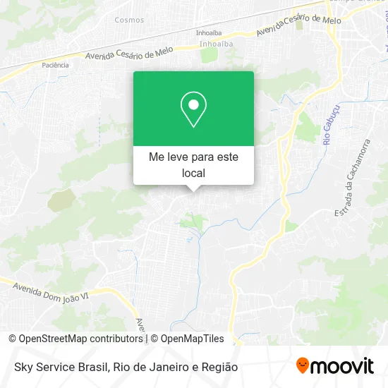 Sky Service Brasil mapa