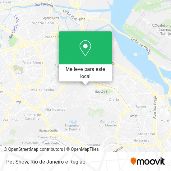 Pet Show mapa