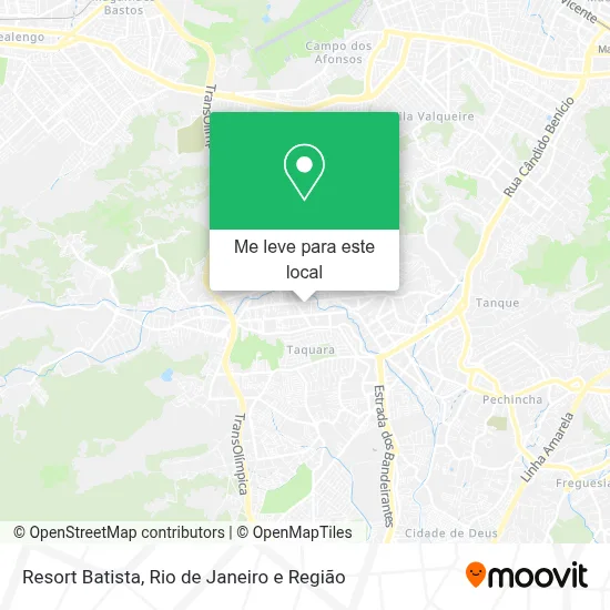 Resort Batista mapa