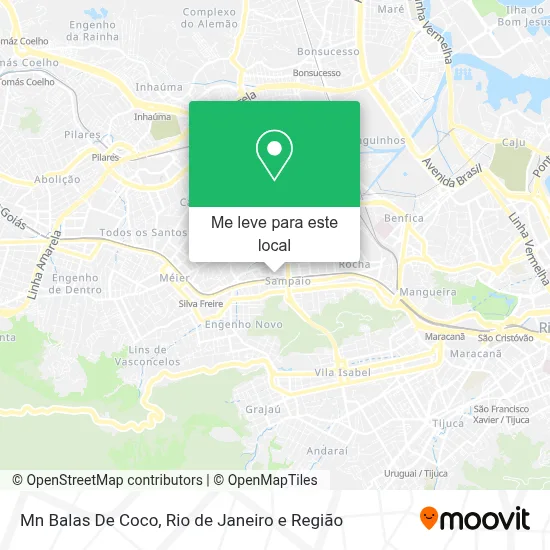 Mn Balas De Coco mapa